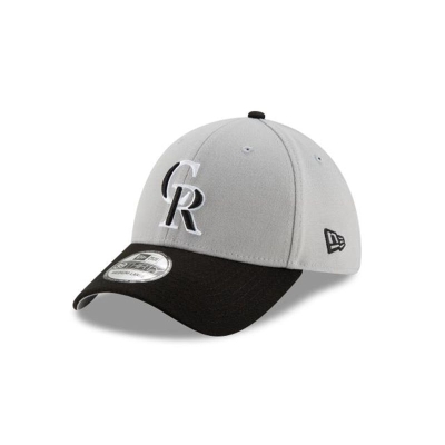 Colorado Rockies Gorra | New Era MLB Team Classic 39thirty Stretch Fit Cap Mexico - Grises